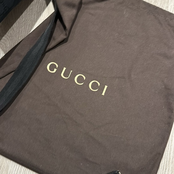Gucci Monogram Canvas and Leather Messenger Crossbody Bag - Picture 11 of 11